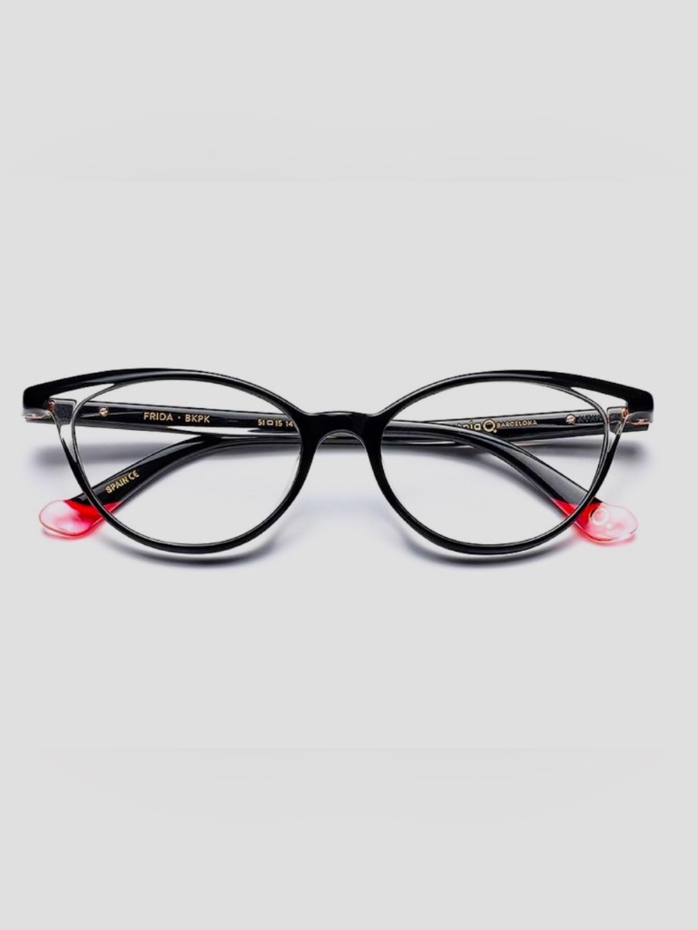 Etnia Barcelona Frida Cat-eye Women's Eyeglasses in Black 51-15-140